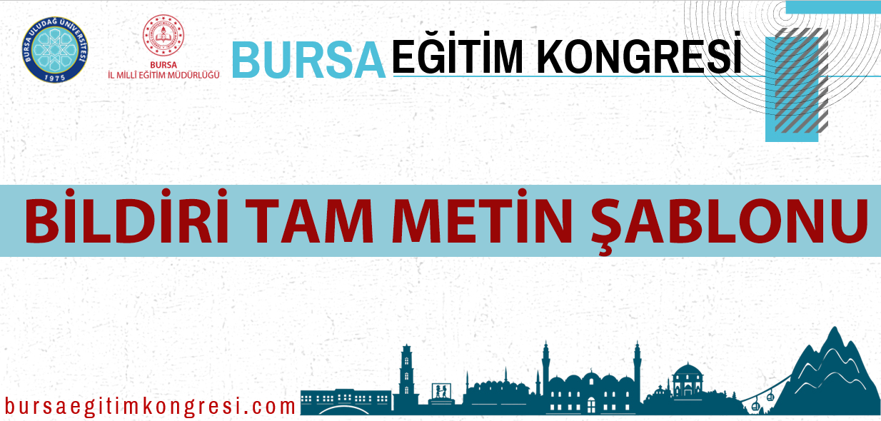 Bildiriler için Tam Metin Şablonu Yayınlandı